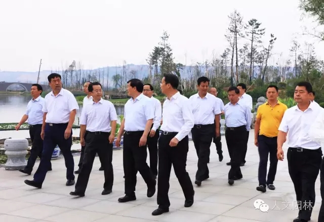 陜西省省委書記婁勤儉蒞臨國(guó)家文史公園視察