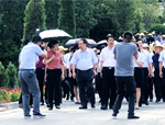 江西省副省長胡強(qiáng)一行蒞臨考察大余崇山源和黃龍福壽源項(xiàng)目