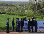 陜西省委常委、西安市委書記王永康一行考察灞橋區(qū)白鹿原生態(tài)景觀路示范工程